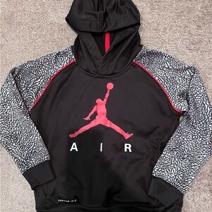 Jordan Black and Red boys Hoodie, size 7